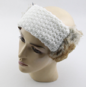 acrylic/polyester/metallised headband